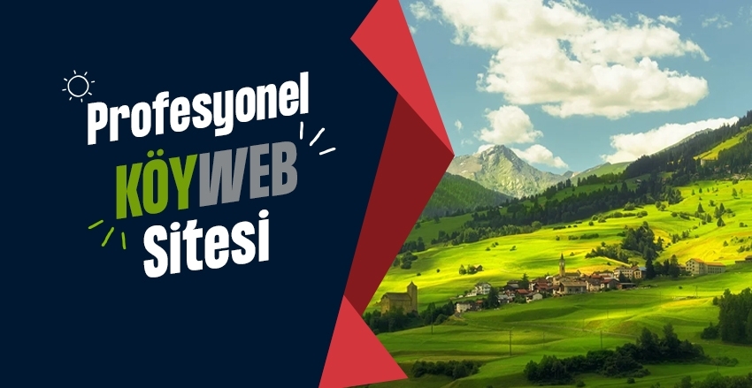 KöyWeb-Profesyonel Köy Web Sitesi Yazılımı